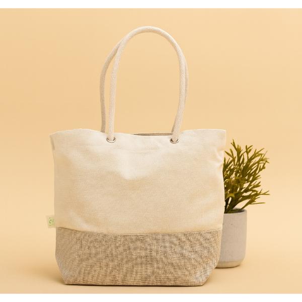 Oblique Walnut Tote Bag