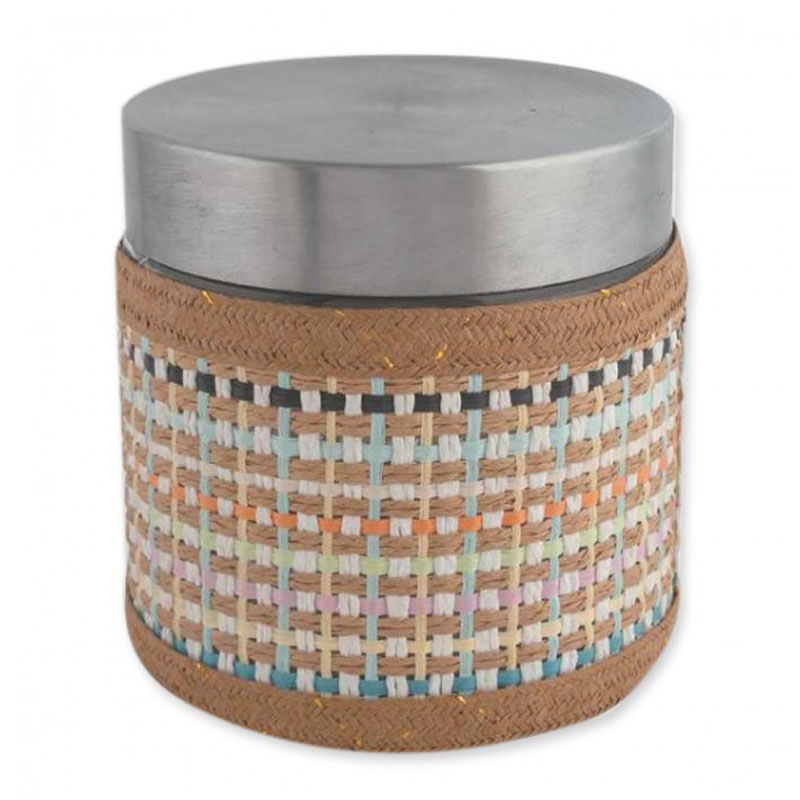 Jute Glass Jar