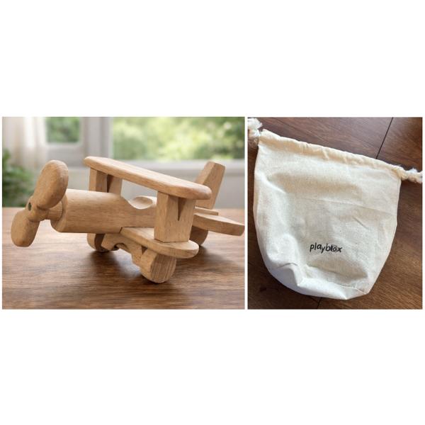 Wooden Airplane Model 3
